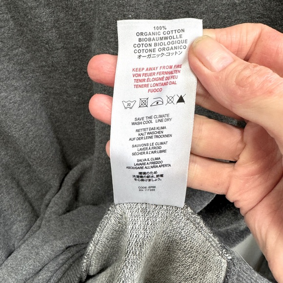 Deliciously Ella Scoop Neck Sweatshirt Grey L - Picture 5 of 5